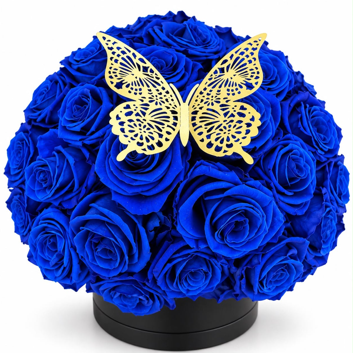 Blue Preserved Roses