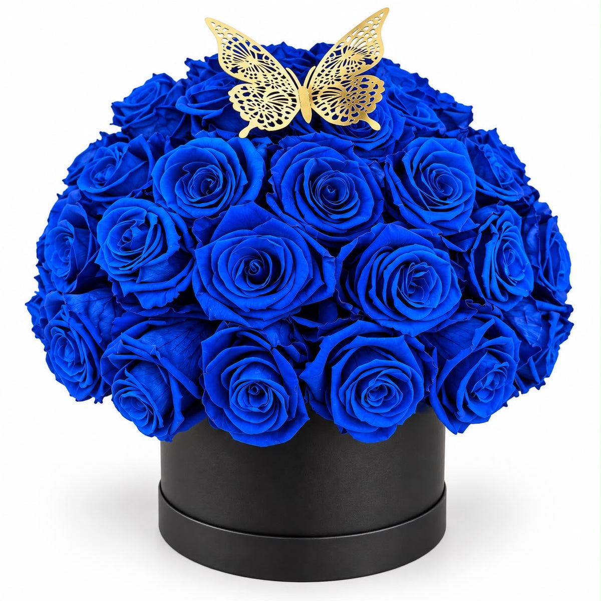 Blue Preserved Roses